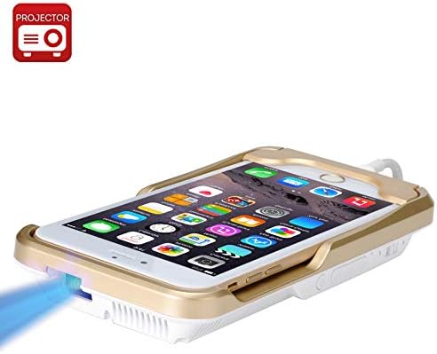 Generic Mini DLP Projector 'iBeam i60+' - Projector For iPhone 6, 6 Plus, 6S, 854x480 Resolution, 80 Lumen, 2400mAh Battery