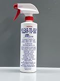 Klear-to-Sea Cleaner & Preserver Spray, 474 ml – Anti-Fog, UV Protection, and Anti-Static Formula for Marine Windscreens, Vinyl, and Plastics