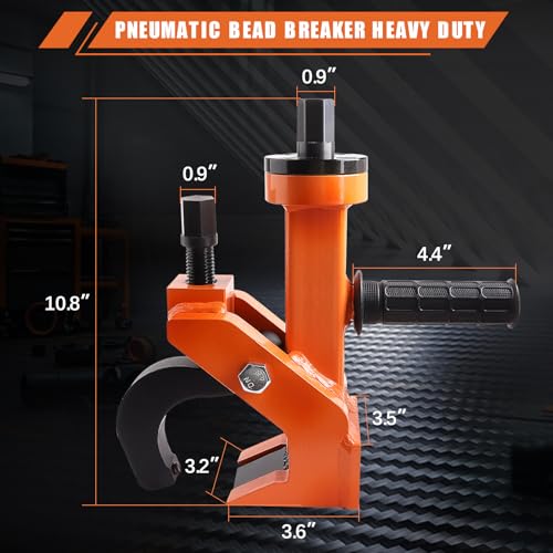 Image of Manual Tire Bead Breaker with Handle, Adjustable Hammer Tires Changer Tire Removal Tools Pneumatic Bead Breaker Heavy Duty Tire Change Tool for Car Truck, Tractor, Mower, ATV, RV, Golf Cart