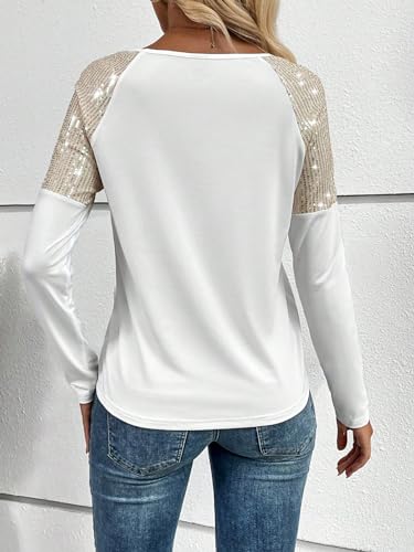 Milumia Camiseta feminina manga raglan longa 2024 primavera camisetas leopardo gola redonda blusa de
