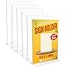 1InTheOffice Acrylic Sign Holder 8.5 x 11, Vertical Sign Display, Stand-up Sign Holder, Clear, 6 Pack