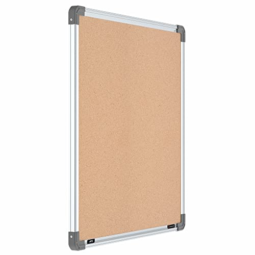 Image of Scholar Art Metis 2x2 Feet Cork Board for Wall & Study Table | High Strength Natural Cork + High Density Soft Board for Pinning Photos, Sticky Notes & Reminders