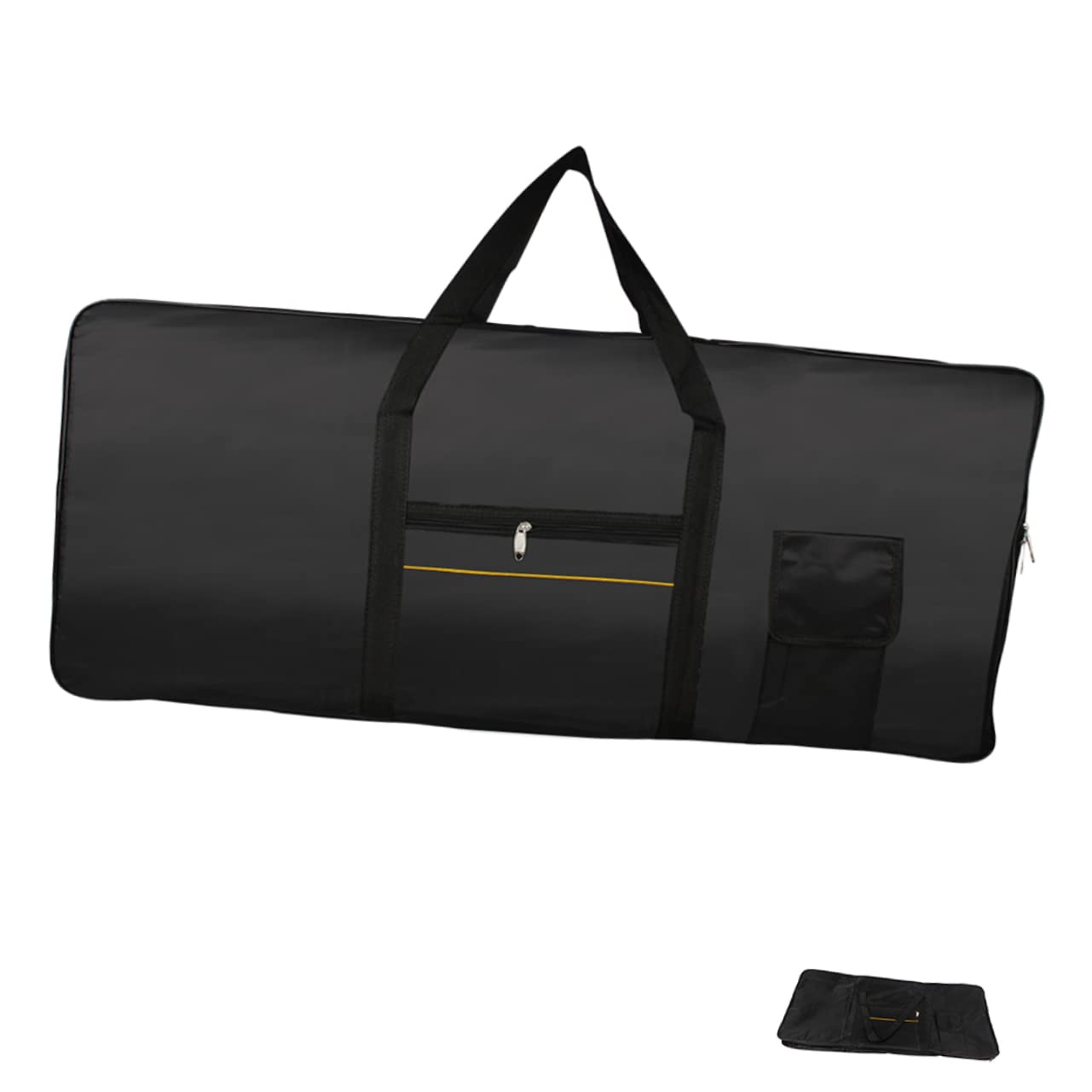 GALPADA Borsa alla Moda e Comoda da Portare a Mano come Zaino 61 Tasti Oxford Design per Tastiera Elettronica Nero