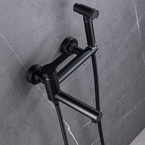 Fixation de pulvérisateur de robinet de bidet mixte mural pour WC - 4