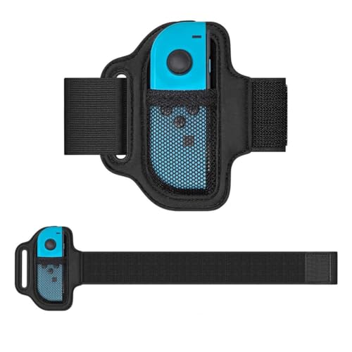 LEEQBCR 2 Stück Übungs-Beinband, Verstellbares elastisches Beinband für Switching, Beinhalteband für Switching-Übungsband, Kompatibel mit Spielkonsole, Abenteuer-Beinband