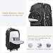 Vacuum Backpack Travel with Pump - 60L Expandable Airback Backpack w/Detachable Wheels, Vacuum Seal Compression Easyvacpack for Traveler Graduate, Water Resistant Carry-On Luggage, TSA Lock - Black