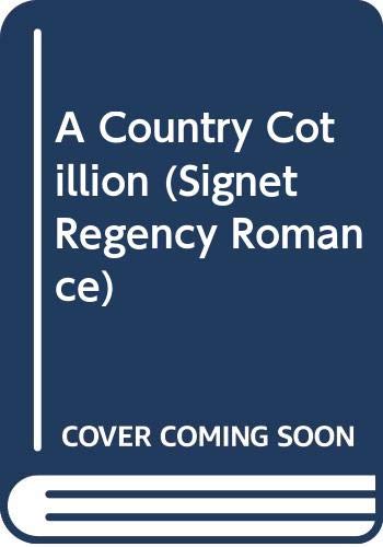 Buy A Country Cotillion (Signet Regency Romance) — BookShops.in