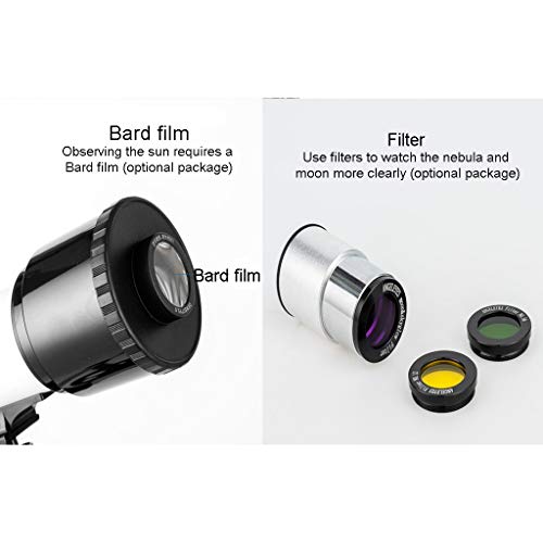 Telescopio astronómico refractor 70mm para niños principiantes miniatura 7