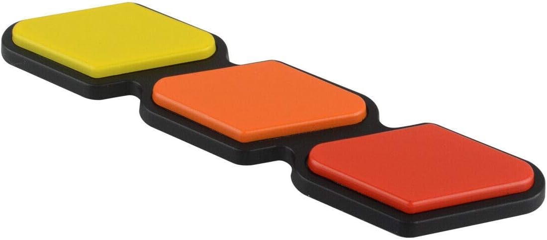 LUOWANFit for TRD Grille Badge Emblem Tacoma 4Runner Tundra Rav4 Highlander GV (RED)