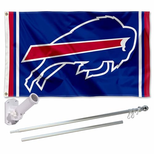 Buffalo Bills Flag Pole and Bracket Kit