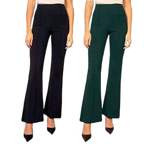 Image of YOZO Women's Regular Fit Cotton Blend Trouser