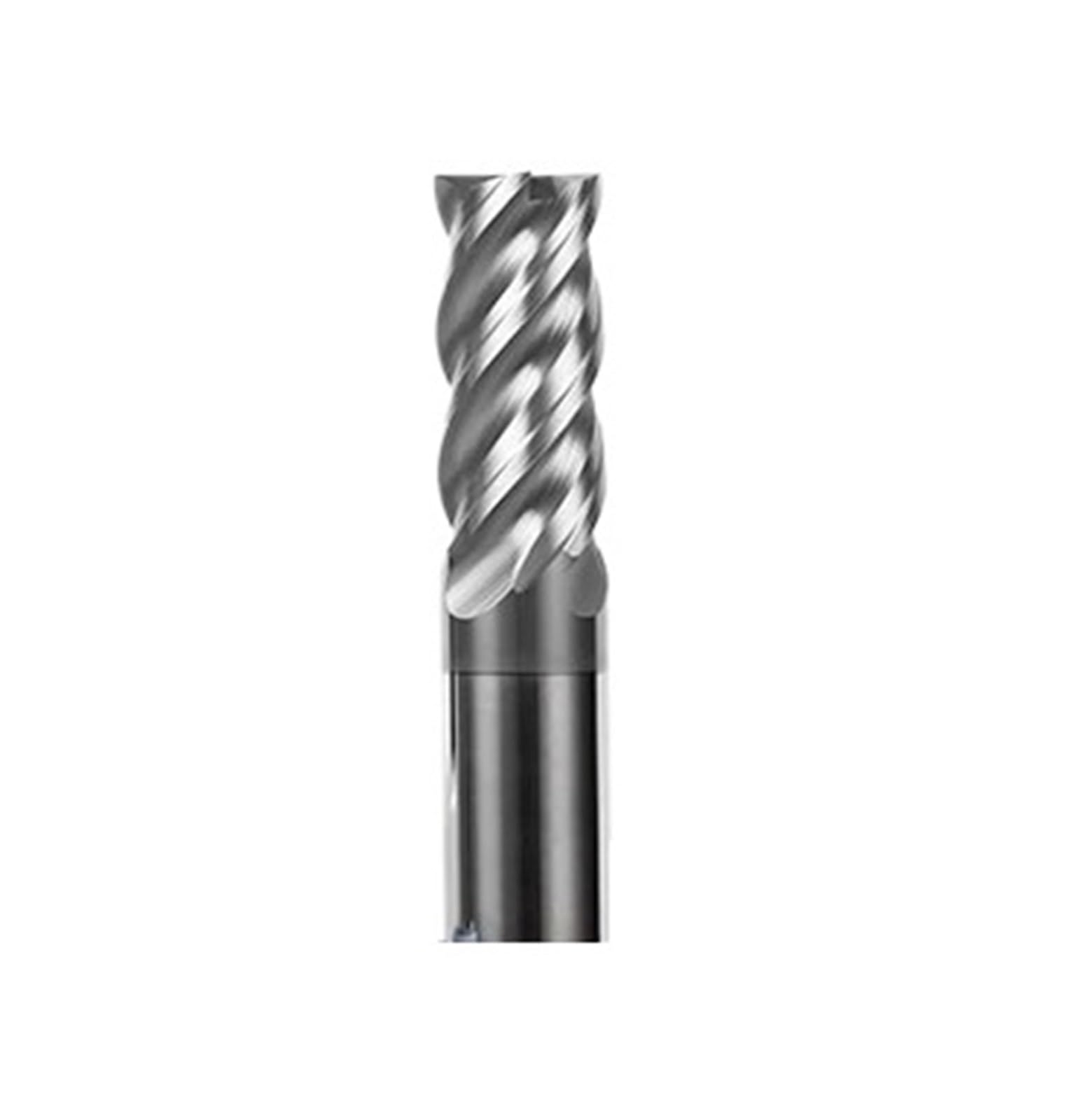 Fresa De Carburo 4 Flauta HRC70, Extremo Tungsteno, Herramienta CNC 1 A 20mm, Mecanizado Acero Y Metal, 5 Uds(12x30x12x75)