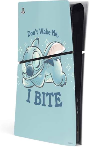 Skinit Decal Gaming Skin Compatible with PS5 Slim Digital Edition Console - Officially Licensed Disney Lilo and Stitch Stay Weird Design