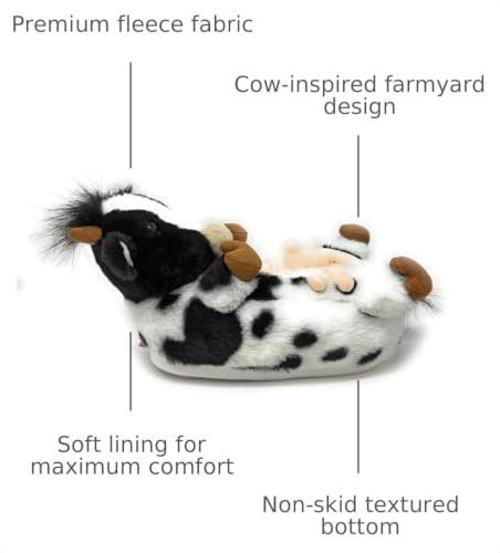 Image of Kids Animal Slippers, Soft Fuzzy Cozy House Shoes