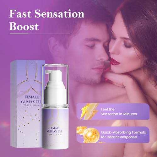 Image of Fast Orgasm Gel for Women - Intense Arousal & Enhanced Sensation, Quick-Acting Pleasure Gel, Couples Intimacy Booster 35 ml
