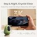 Monai Baby Monitor with Camera and Audio, 3K UHD, 6X Zoom, WiFi Video Monitor for Room or Travel, Pan 350° Tilt 65°, AI Cry Detection, Virtual Fence, Face-Cover Alerts, Sleep Monitoring, Night Vision