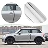 Be In Your Mind Car Outside Door Handle Cover Replacement Part 51217431945 Lock Core Key Hole Cover Cap Compatible with Mini Cooper F55 F56 2013-2019 Chrome #2