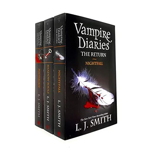 Vampire Diaries the Return Series Book 5 To 7 Collection 3 Books Bundle Set By L J Smith (Nightfall, Shadow Souls , Midnight)
