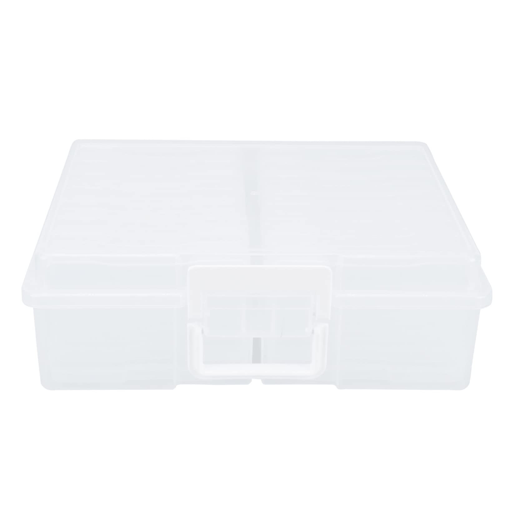 HOMSFOU 1pc Photo Storage Box Decorative Storage Boxes Photo Case Photo Container Photo Classified Case Picture Holder Container Tabletop Organizer Decorative Storage Bins Pp Transparent