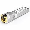 Transceptor de módulo SFP+ a RJ-45 de 10 Gb 262 pies (262.5 ft), 1.25/2.5/5/10G-T módulo SFP+ CAT6a de cobre, negociación automática, para Cisco SFP-10G-T-S, Meraki, TP-Link, Mikrotik, Netgear y más