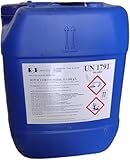Hipoclorito 15% 20L. Autorizado uso alimentario