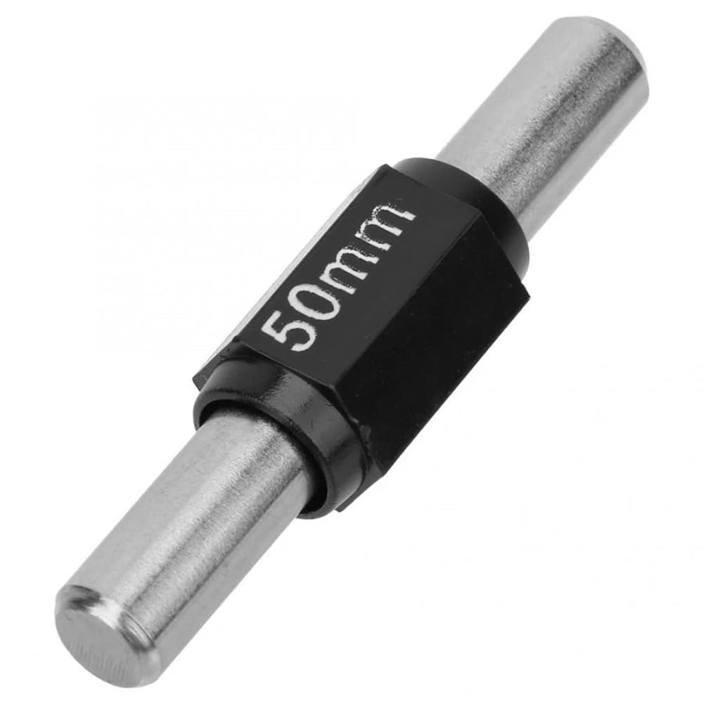 EasyByMall Jauge de tige d'étalonnage micrométrique en acier inoxydable, barre de référence pour micromètres extérieurs, outil de mesure (25 mm/50 mm/75 mm/100 mm)
