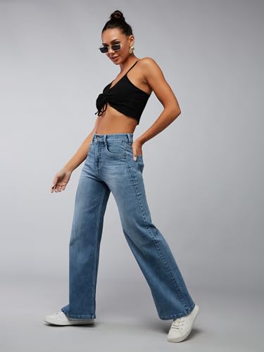 Image of Dolce Crudo High Rise Bootcut Jeans for Women