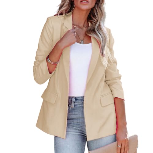 Women Business Casual Blazer Lightweight Long Sleeve Open Front Work Suit Jacket Elegant Blazer Jacket Fashion Clothes2