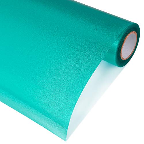 Kespen Frosted Window Privacy Film Heat Control Uv Sun Blocking Glass Stickers Static Cling Non Adhesive Door Coverings Decals For Bathroom Home Office, Green, 17.5 Inch X 6.5 Feet #TOP10