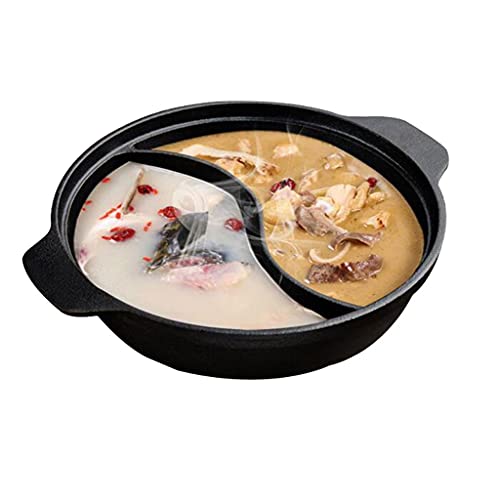 Olla de hierro fundido 32 cm para sopa y fondue miniatura 1