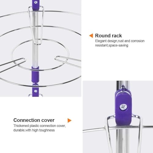 HYGRAD® 5 Tier Large Pots & Pans Storage Rack Kitchen Wire Shelving Organiser Cookware Organising Stand Storage Unit - Image 9