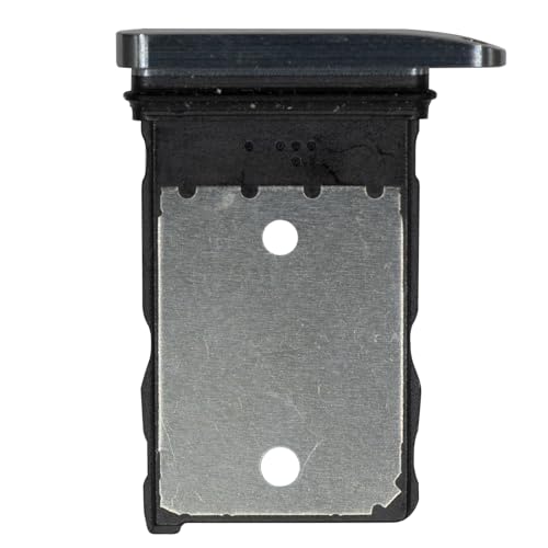 MMOBIEL Dual-SIM- Kartenhalter Kompatibel mit Google Pixel 9 Pro - SIM-Tray - SIM-Kartensteckplatz - SIM-Kartenhalter Ersatz - inkl. SIM-Nadel und Wasserdichtem Gummiring - Schwarz