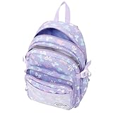 OUTDOOR PRODUCTS リュック キッズ 女の子 男の子 当店限定モデル 女子 かわいい アウトドア プロダクツ 子供 ガールズ キッズ用 ジュニア用 子供用 小学生 A4フラットファイル対応 ガールズリュック (3ポケット リボンパープル)