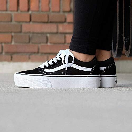 Resim Vans Ua Old Skool Platform Kadın Günlük Ayakkabı VN0A3B3UHRK1 Siyah 