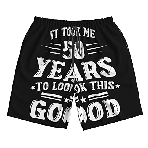 Men's Swim Trunks Bathing Mesh Lining Suit Swimsuits Beach Shorts with Pockets—59