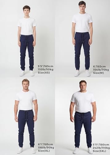 Image of ITALY MORN Khaki Joggers Pants with Pockets for Men