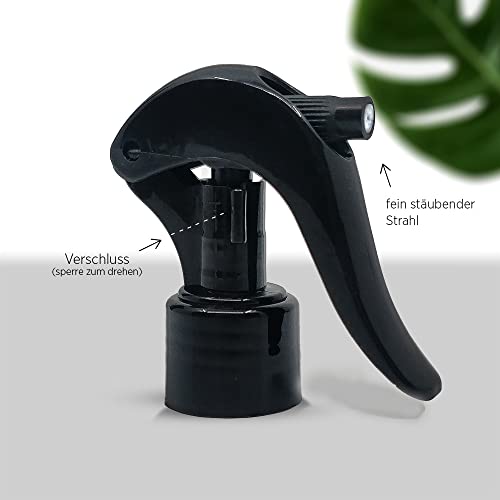 BIOHY Sprühflasche (transparent) 250 ml (Einzeln) | Chemiebeständiger Pumpsprüher für Reinigungsmittel, Öl und mehr | Pumpflaschen für Handwerk, Hobby, Kosmetik und Haushalt