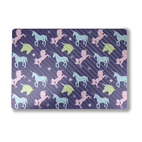 Carbon Fiber Laptop Skin Compatible with Surface Laptop 7 15" (2024) - Unicorn Dream - Premium 3M Vinyl Protective Wrap Decal Cover - Easy to Apply | Crafted in The USA by MightySkins
