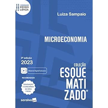 Capa do livro Microeconomia Esquematizado - 3ª edição 2023