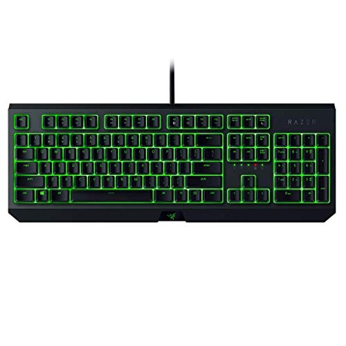 Razer BlackWidow Essential: Esports Gaming Keyboard - Razer Hypershift - Durable up to 80 Million Keystrokes - Razer Green Mechanical Switches (Tactile and Clicky) (Renewed)