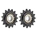 uxcell 2pcs ANSI #40 / DIN(ISO)08A Roller Chain Idler Sprocket 15mm Bore, 1/2