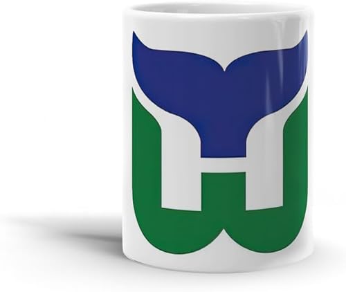 Taza de café de cerámica blanca Hartford Cup Microondas Whalers Hockey Safe Tea Holidays Lavavajillas 15 11 oz Boda Home Party Cumpleaños