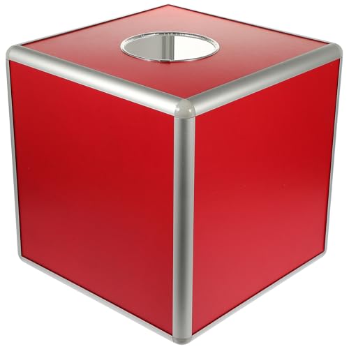 Urne transparente en alliage d'aluminium INOOMP pour dons