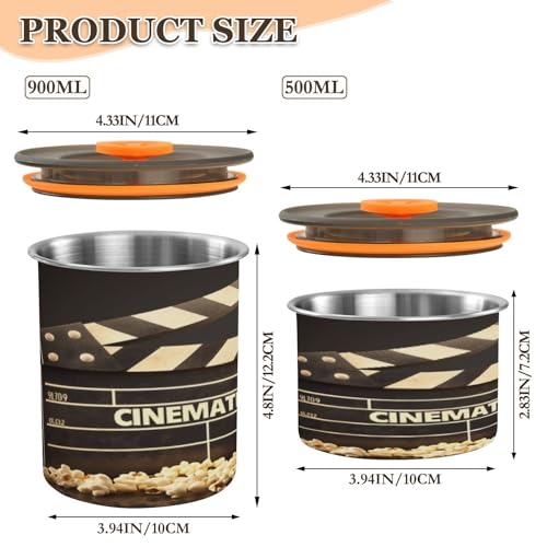 Contenedor hermético de acero inoxidable para café 30oz miniatura 2