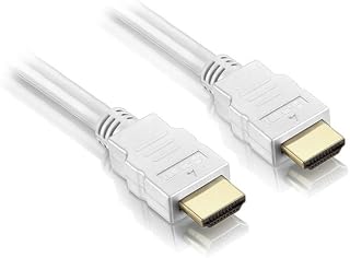 Cabo HDMI-HDMI Elgin Conector Banhado à Ouro 1,8 metros Branco