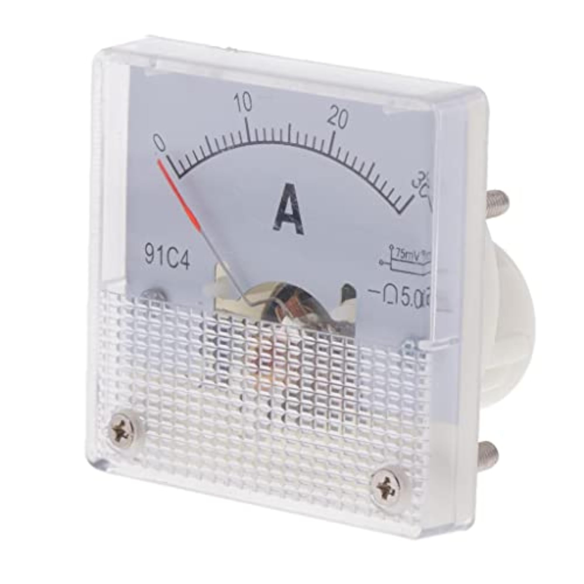 2PCS DC Ammeter Analog Panel Meter Gauge