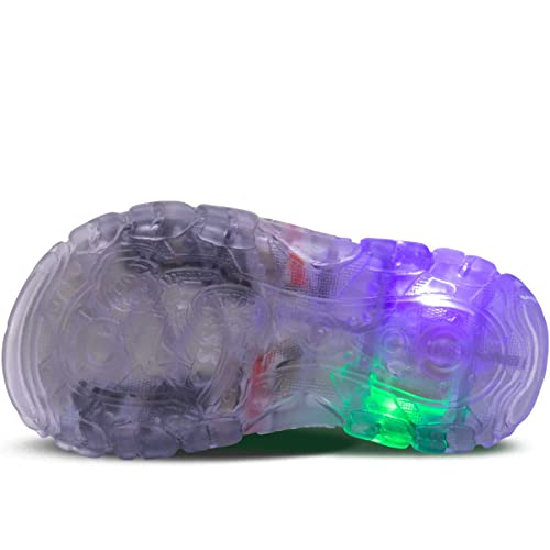 Sandalia Papete Masculina Infantil Menino Nº 20 Ao 26 Moda Led 15.06i (Café, br_footwear_size_system