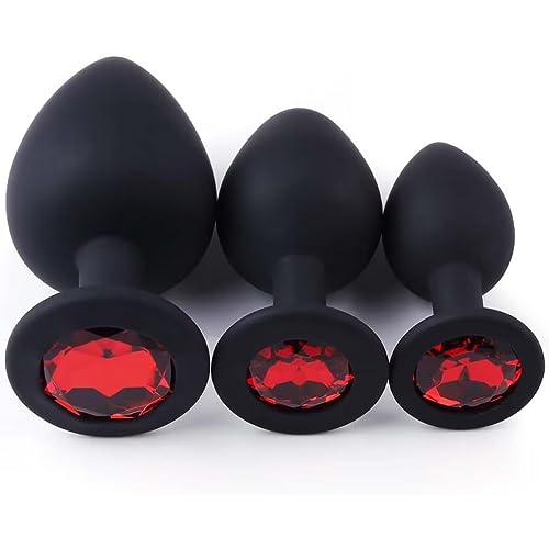 Upgrade Butt 3pcs Black Plug Toy Anales Adult Toys Plug Relaxing Tool ...