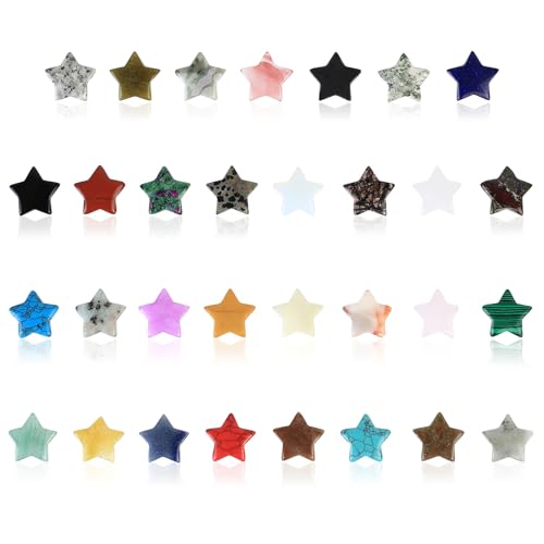 20 varitas de cristal curativas, juego de piedras y cristales y