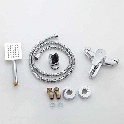 Ensemble de douche avec douchette à main triple simple en cuivre